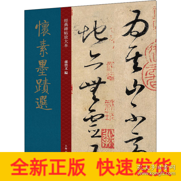 怀素墨迹选 唐代 草书 成人字帖 经典碑帖放大本