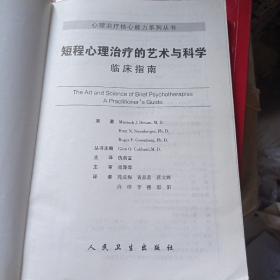 心理治疗核心能力系列丛书·短程心理治疗的艺术与科学（翻译版）