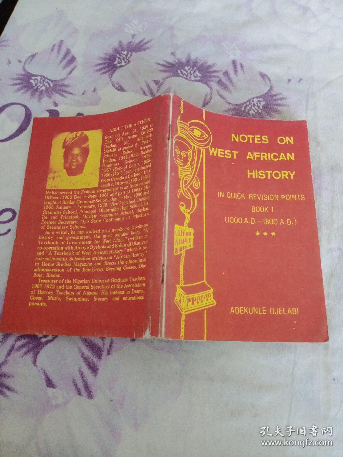 NOTES ON WEST AFRICAN HISTORY