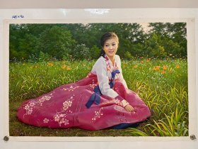 朝鲜油画 功勋艺术家 李炳义 作品“朝鲜女人”
