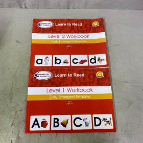 Hooked on Phonics Learn to Read （2本合售）： Level 1 Workbook Early Emergent Readers、Level 2 Workbook Early Emergent Readers【無(wú)光盤】