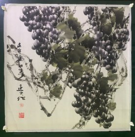H赖建火葡萄画