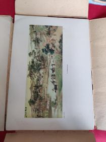 现代中国画 1955年 8开德文 活页24张全附目录1张共25张 chinesische malerei von heute
