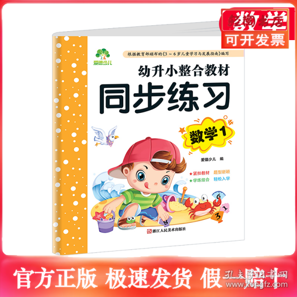 幼升小整合教材 同步练习数学 