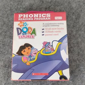 Dora the Explorer Phonics Boxed Set #3爱探险的朵拉自然发音盒: 第三集【12册+1张光盘】