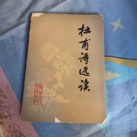 杜甫诗选读，6.6元包邮，