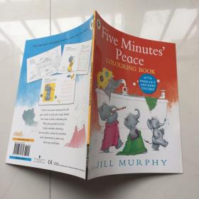 Five Minutes Peace Colouring  五分钟和平着色书   英文儿童涂鸦着色书