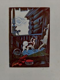苏联版画 套色木刻