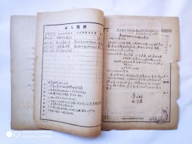 南京市无线电工业学校1956年入团志愿书1份