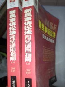 新民事诉讼法理解与适用丛书 新民事诉讼法司法适用指南