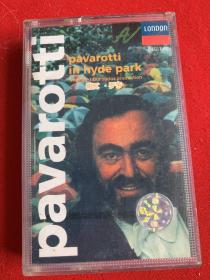 磁带：（52)PAVAROTTI in Hyde park原装正版进口  带歌词