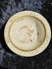 凤纹白釉瓷碗