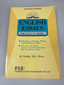 ENGLISH ESSAYS FOR G.C.E. 'O' LEVEL