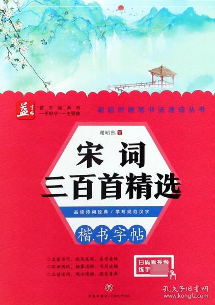 宋词三百首精选——益字帖（书法名家谢昭然担纲书写   品读经典宋词  学写规范汉字  ）