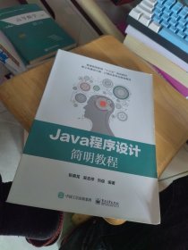 内页干净 Java程序设计简明教程