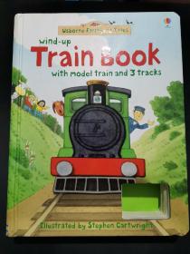 【孔网少见！最低价！】Wind-up Train Book (Board Book)火车玩具书