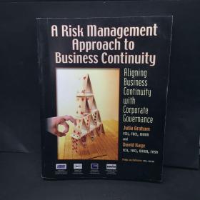 英文书外国出版 A Risk Management Approach to Business Continuity