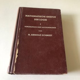 MATHEMATISCHE GESETZE DER LOGIK
逻辑的数学定律 上册