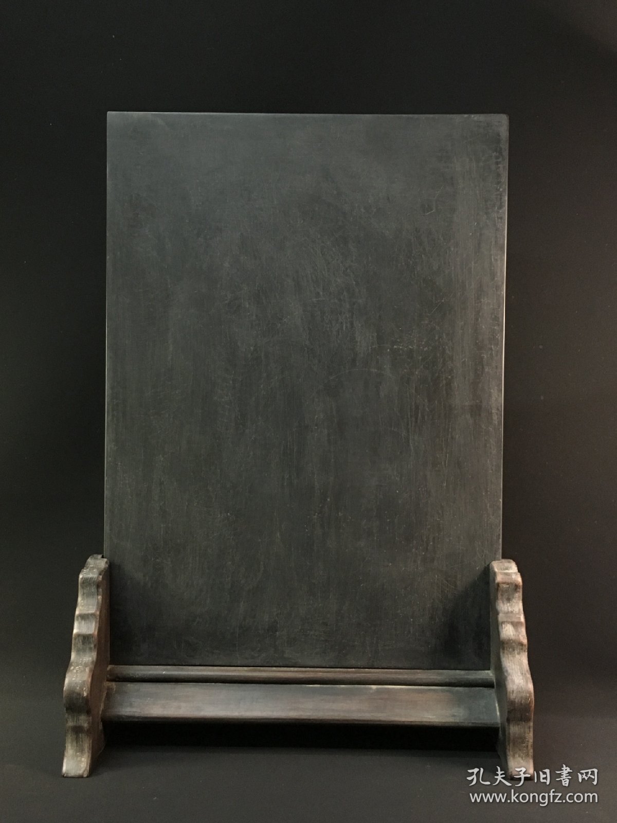 旧藏砚屏 玉兔呈祥款：两罍轩主人（吴云）