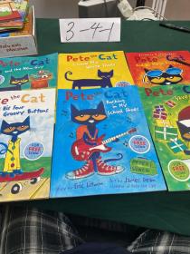 Pete the Cat: Too Cool for School 皮特猫：太酷不想上学 英文原版 6本合集