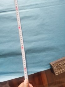 旧浅蓝色宣纸