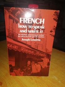 French  How to Speak and Write It