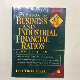 ALMANAC OF BUSINESS AND INDUSTRIAL FINANCIAL RATIOS 1999 EDITION（未拆封）