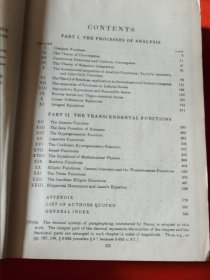 A COURSE OF MODERN ANALYSIS【现代分析 英文原版精装 1952年出版】
