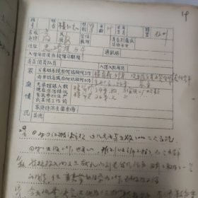 杭州第九中学（班主任手册）精装1本，1957年度高二（乙）班，品相不太好（书脊破损，前后封面脱开）