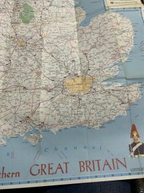 老旧地图 英文版 英国和爱尔兰