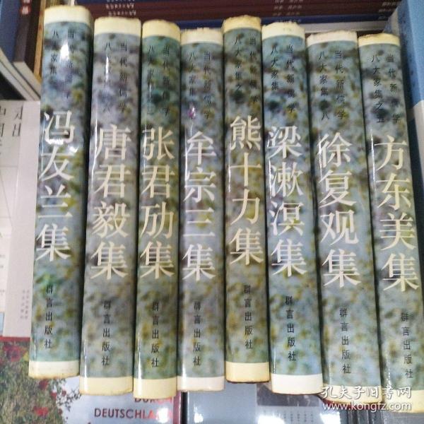 当代新儒学八大家集（冯友兰，唐君毅，张君劢，牟宗三，熊十力，梁漱溟，徐复观，方东美）八册全合售