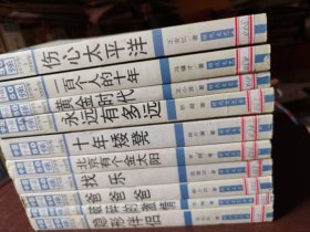 中国小说50强：《伤心太平洋》《一百个人的十年》《永远有多远》《黄金时代》《十年矮登》《北京有个金太阳》《找乐》《爸爸爸》《破碎的激情》《隐形伴侣》10本合售