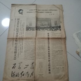 1968年【百万工农】【河北红卫兵】河北召开刘子厚同志亮相大会