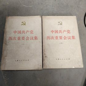 中国共产党历次重要会议集<上下两册>包邮