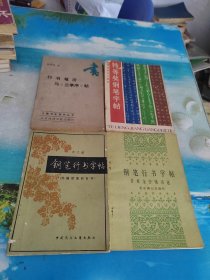 特等奖钢笔字帖【书法系列4本】