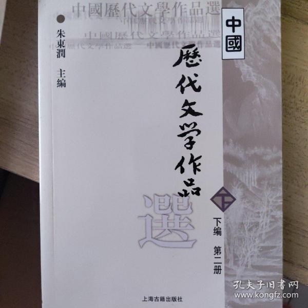 中国历代文学作品  下  （下编 第2册）