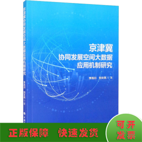 京津冀协同发展空间大数据应用机制研究