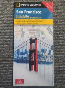 National Geographic国家地理地图系列之SAN FRANCISCO 旧金山地图