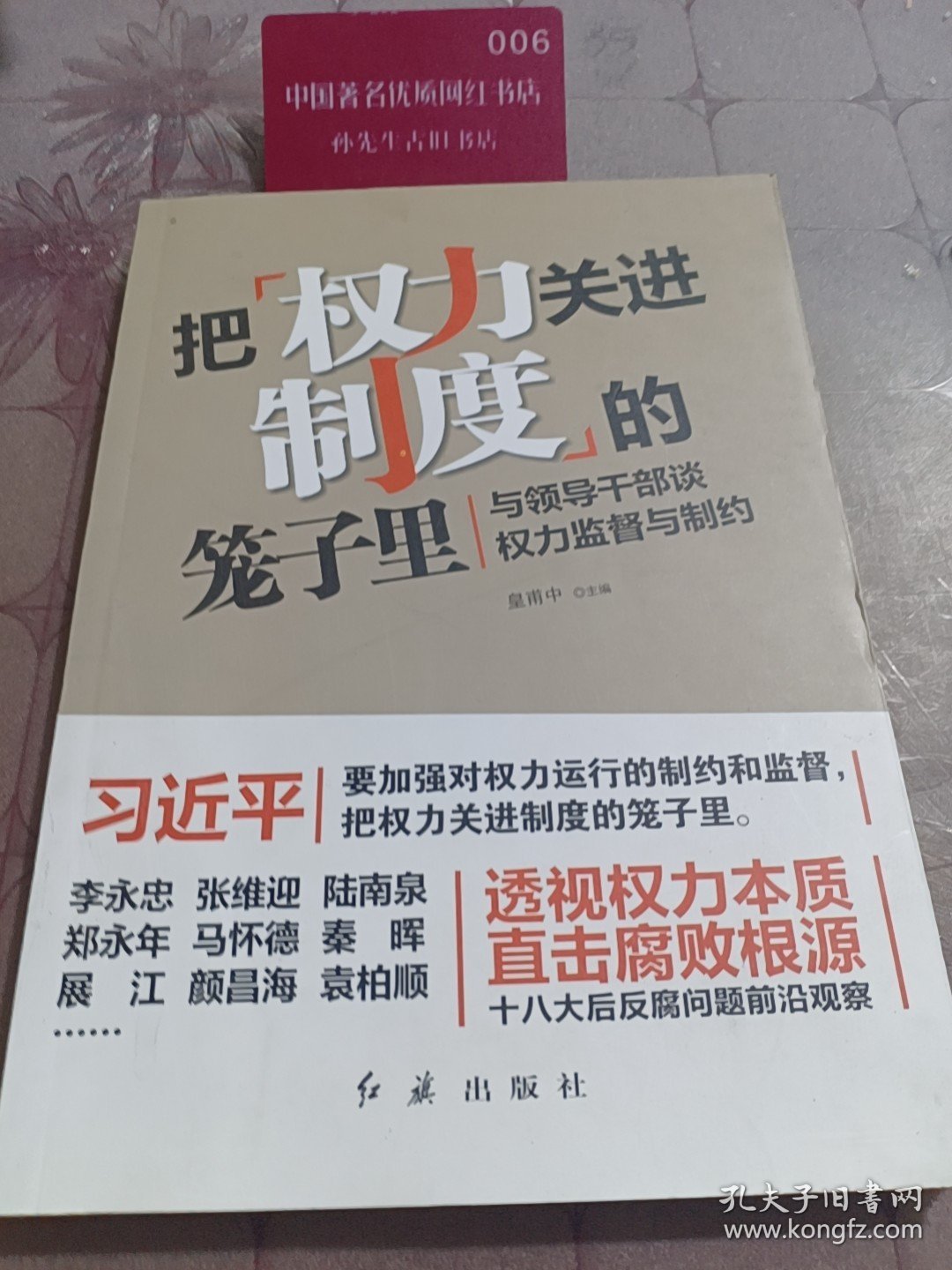 把权力关进制度的笼子里：与领导干部谈权力监督与制约 一版一印
