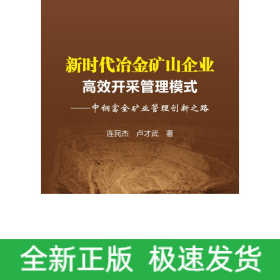 新時代冶金礦山企業(yè)高效開采管理模式:中鋼富全礦業(yè)管理創(chuàng)新之路