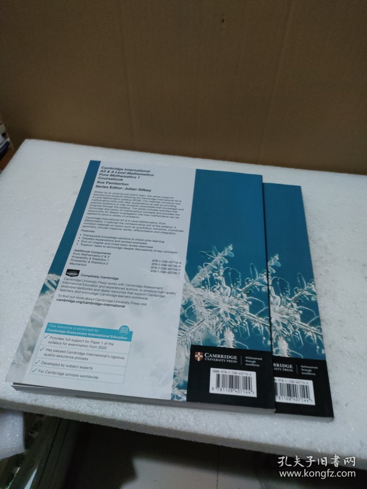 Cambridge International AS & A Level Mathematics Pure Mathematics 1 Coursebook【内页干净，品如图】