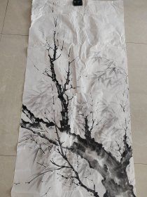 老画 手绘画，水墨画，名家手绘，尺寸136cmX70cm
