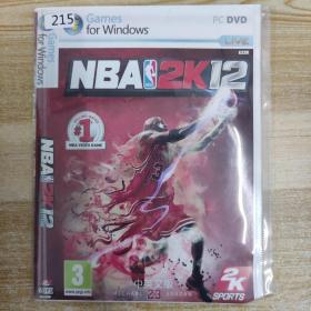215游戏光盘DVD：NBA2K12 一张碟片简装