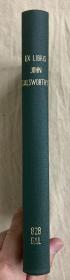 Ex Libris John Galsworthy 《高尔斯华绥语录》，诺贝尔文学奖得主，1933年初版，布面精装本，烫金书脊，内含大量精美小插图