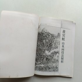 黄宾虹山水画技法解析 黄宾虹笔墨探微 两本合售 (实拍)