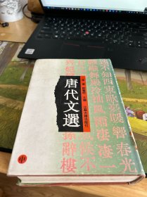 唐代文选 中 扉页有修补