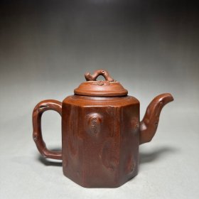 紫砂树桩壶