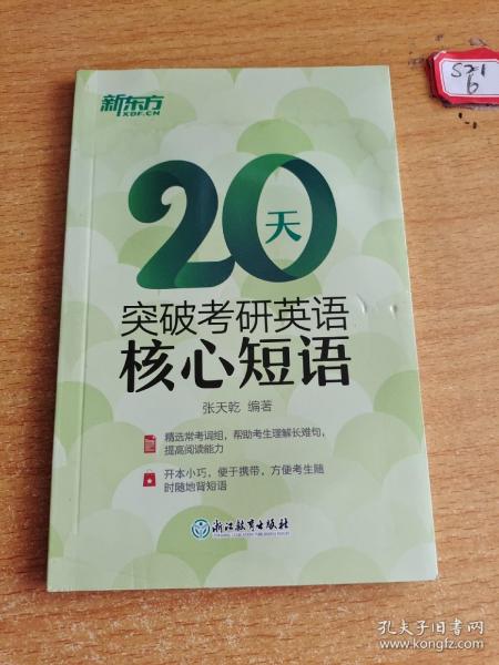 新东方  20天突破考研英语核心短语