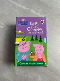 外文原版：PEPPA GOES CAMPING AND OTHER STORIES 佩奇去露營和其他故事 【10本合售，精裝原函套】
