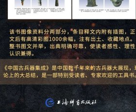 【全新正版】中国古兵器集成（上海辞书）